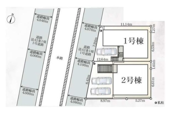 藤沢市石川６丁目　新築戸建　全2棟　2号棟