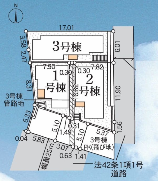 横浜市戸塚区下倉田町　新築戸建　全3棟　1号棟