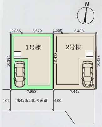 相模原市南区南台6丁目　新築分譲住宅　1号棟