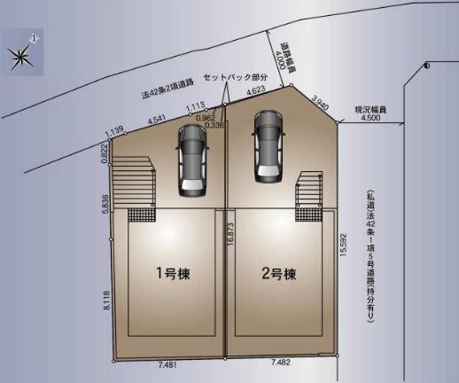 横浜市戸塚区名瀬町　新築戸建　全2棟　1号棟