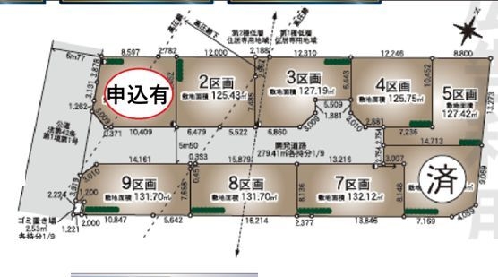 横浜市瀬谷区阿久和東4丁目　土地　全9区画　7区画