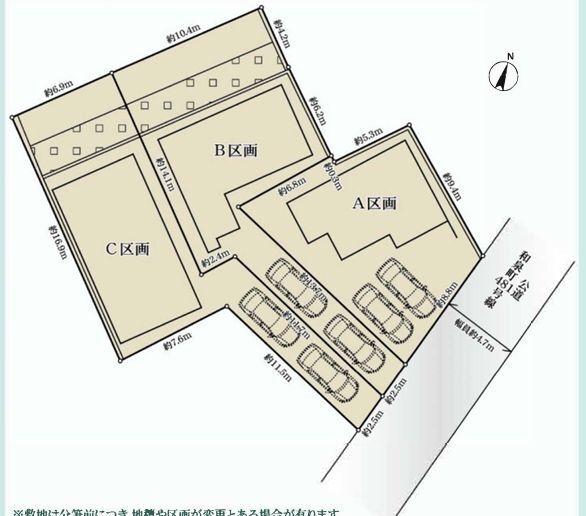 横浜市泉区和泉中央南4丁目　土地　全3区画　C区画