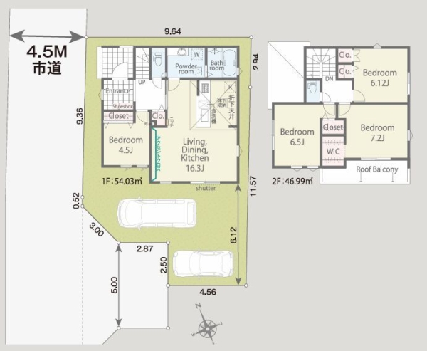 相模原市南区若松6丁目第1期　新築分譲住宅　2号棟