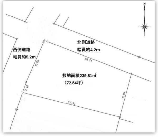 海老名市杉久保北２丁目の土地