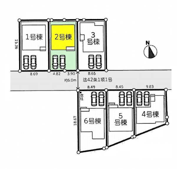 大和市下鶴間　新築戸建　全6棟　2号棟