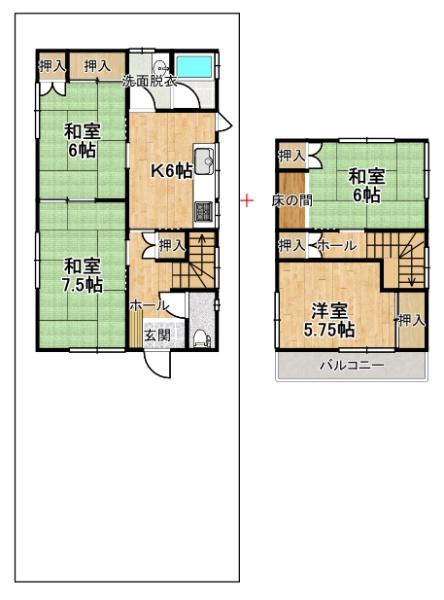 松原市上田５丁目の中古一戸建