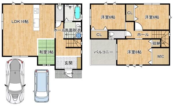 藤井寺３丁目　間取り変更可能♪