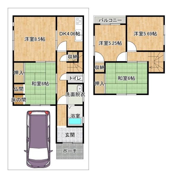 羽曳野市はびきの６丁目の中古一戸建て