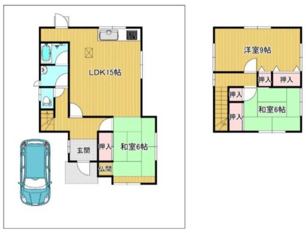 羽曳野市羽曳が丘西６丁目の中古一戸建て