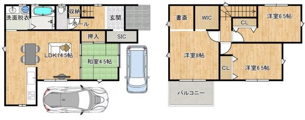 松原市天美北５丁目の土地