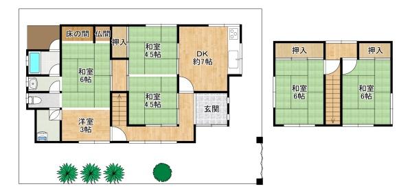 松原市新堂３丁目の中古一戸建て
