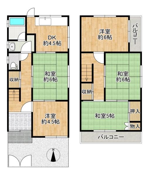 松原市東新町４丁目の中古一戸建て