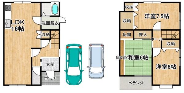 松原市河合1丁目の中古一戸建