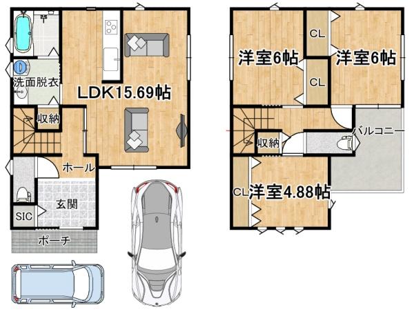 大井４丁目　限定４区画　床暖房標準