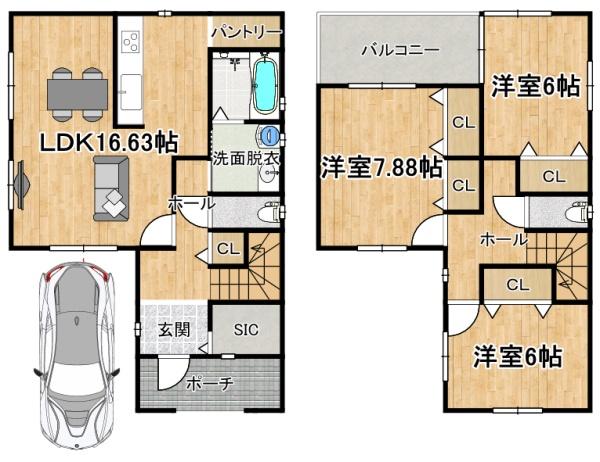 藤井寺市道明寺４丁目の土地
