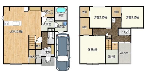 松原市三宅東１丁目の中古一戸建て
