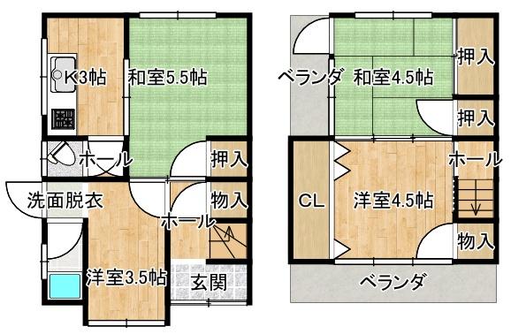 恵我之荘６丁目　空き家に付き、即内覧可能です♪