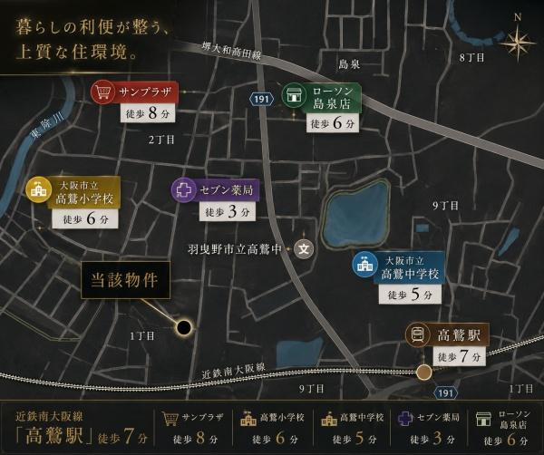 羽曳野市島泉１丁目の売土地