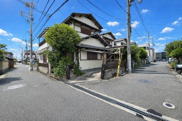 田井城５丁目　東南角地　建築条件無し売土地