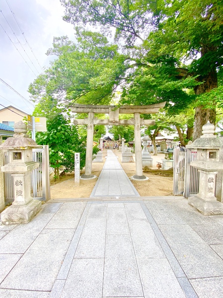 松原市天美我堂６丁目の土地(布忍神社)