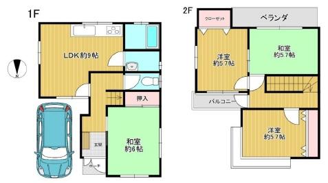 松原市西野々１丁目の中古一戸建て