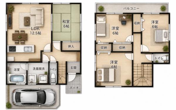 松原市高見の里２丁目の中古一戸建て