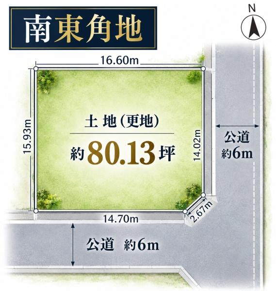 羽曳野市羽曳が丘５丁目の売土地