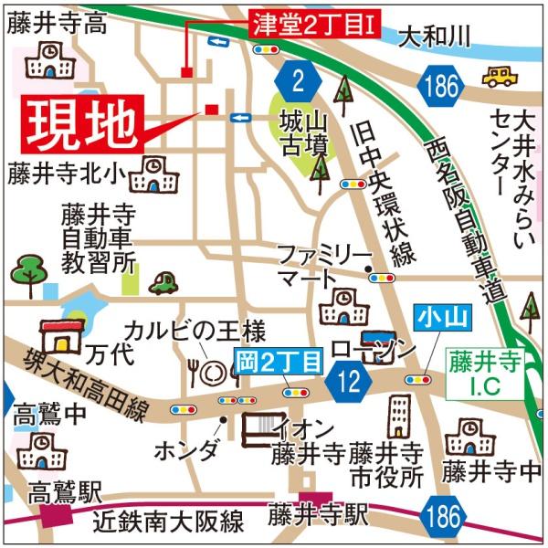 藤井寺市津堂２丁目の土地