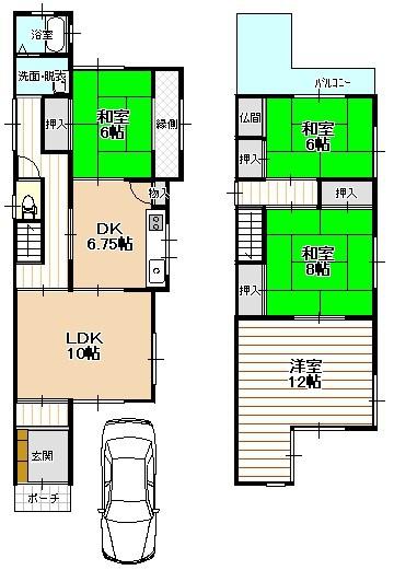 松原市小川５丁目の中古一戸建