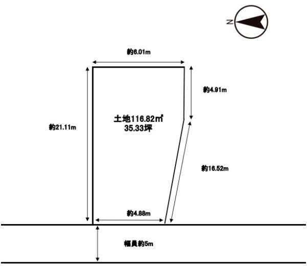 松原市小川５丁目の土地