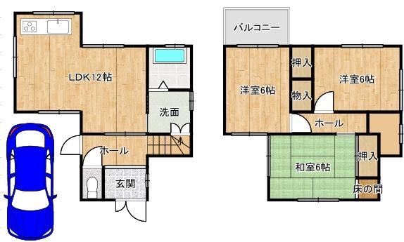 羽曳野市樫山の中古一戸建