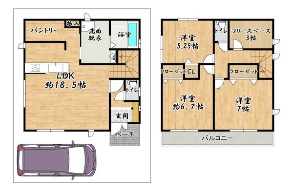松原市北新町６丁目の新築一戸建