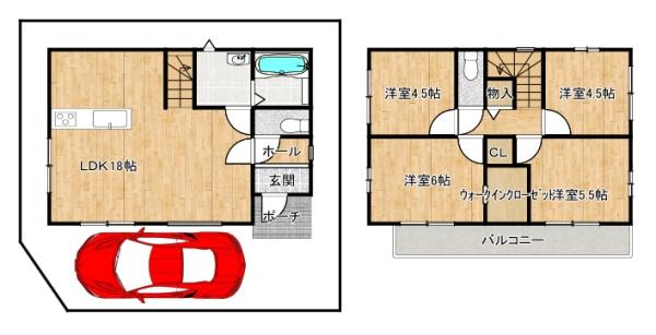 松原市天美東４丁目の新築一戸建