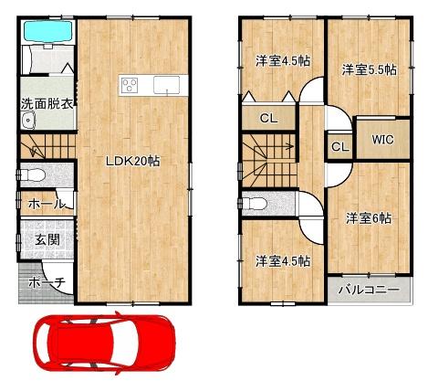 羽曳野市野々上５丁目の新築一戸建