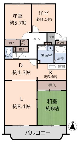 川越グリーンパークK1号棟