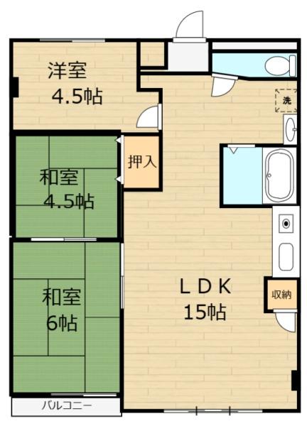 所沢コーポラスC棟