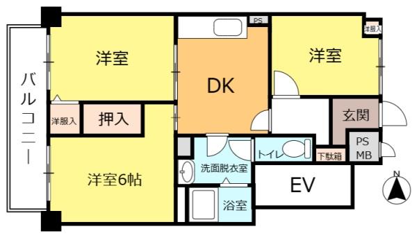 キャッスルマンション川越C号館