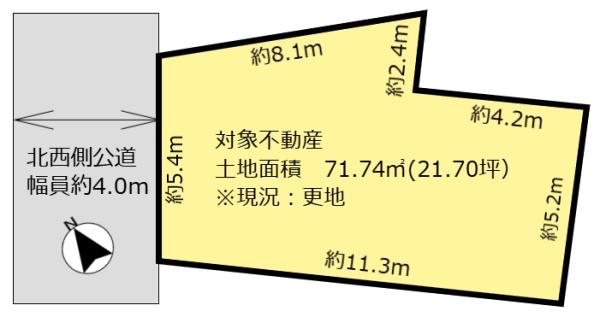 川越市小仙波町２丁目の売土地