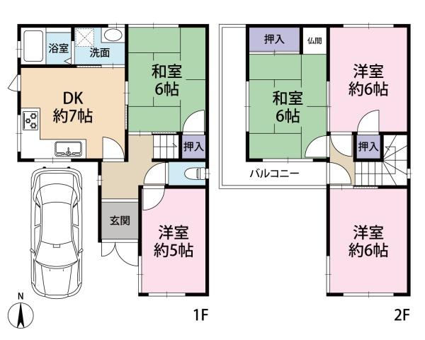 八尾市高砂町５丁目の中古一戸建