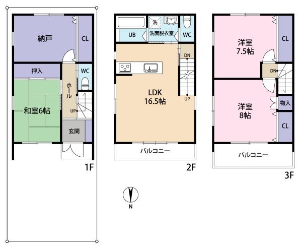 大阪市生野区田島１丁目の中古一戸建て