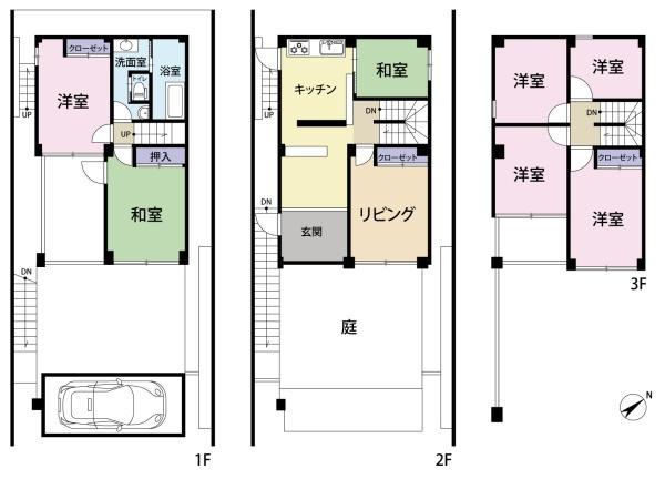 大阪市住吉区帝塚山中２丁目の中古一戸建