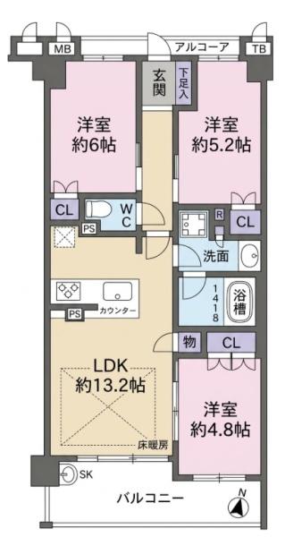 グランエクシア南田辺