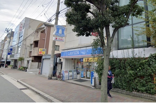 大阪市東住吉区鷹合４丁目の土地(ローソン針中野店)