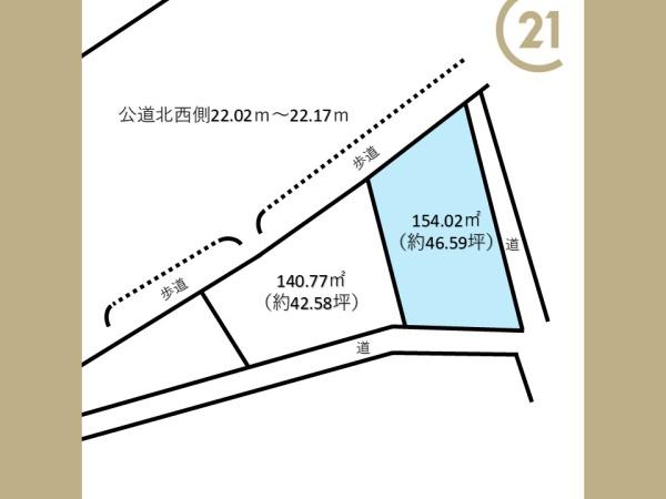 安城市横山町下菅池　土地