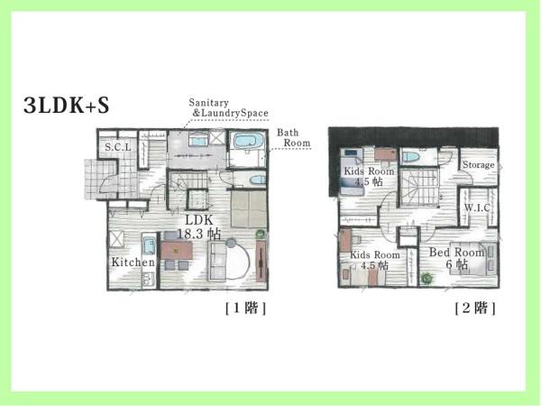 西尾市一色町松木島宮東　L棟