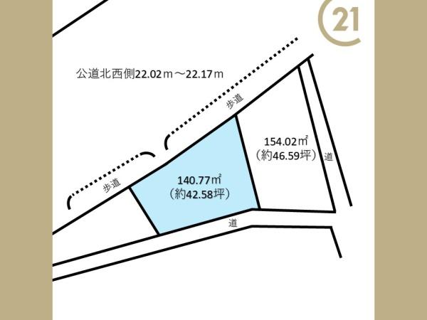 安城市横山町下菅池　土地
