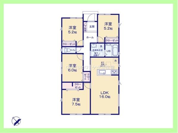 西尾一色町千間24ー1期　1号棟