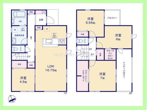 碧南市汐田町 1号棟(間取り)