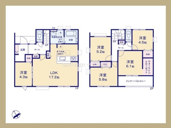 西尾市一色町松木島中切第4　1号棟