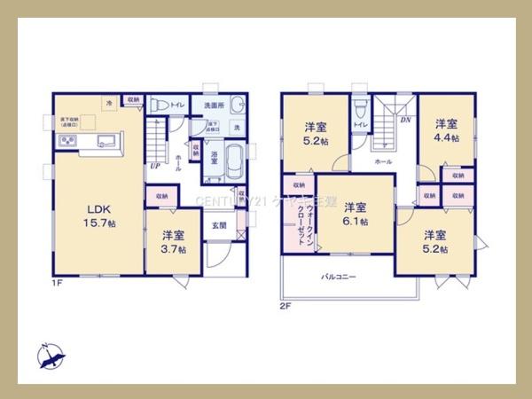 西尾第82米津町　2号棟
